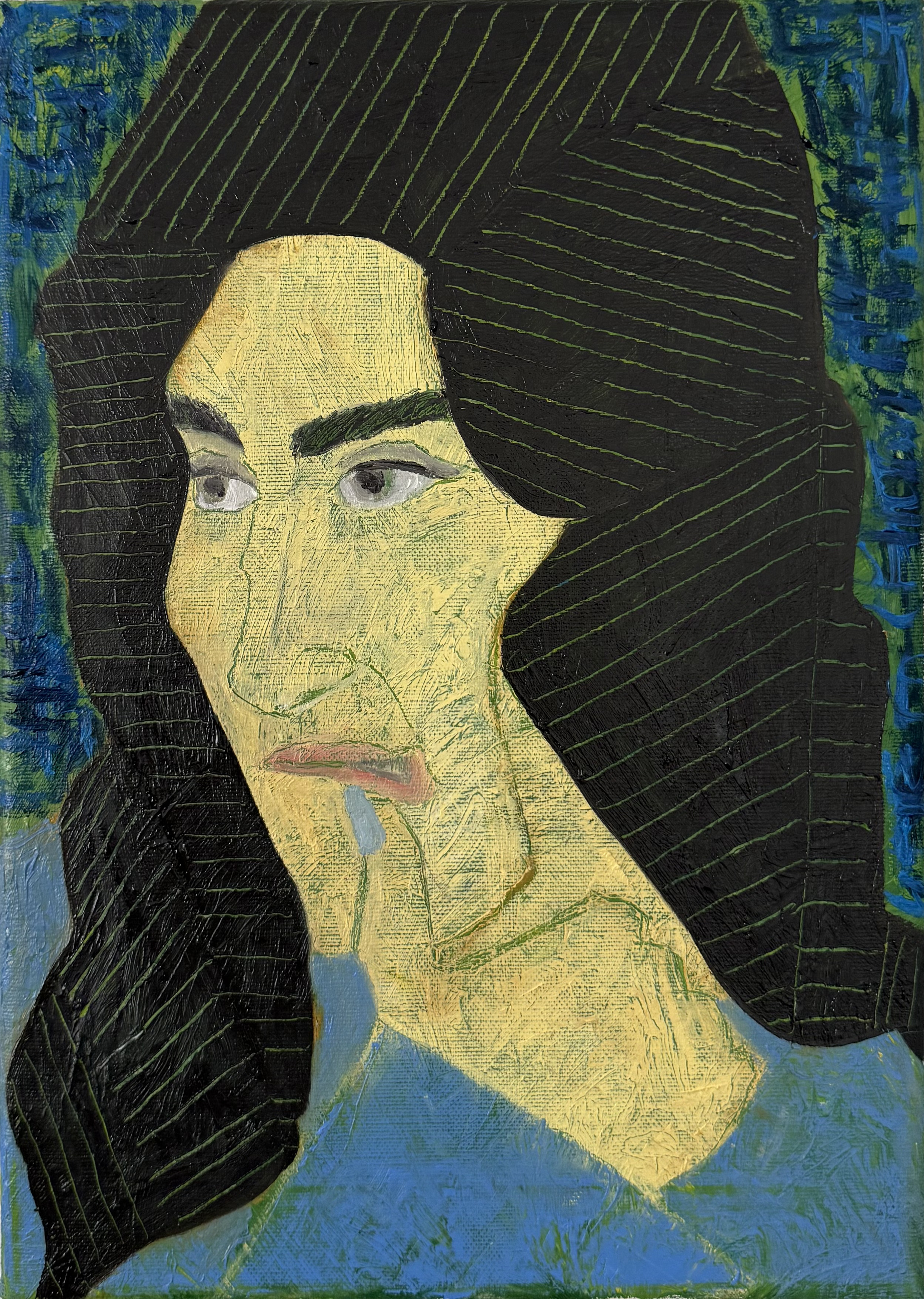 The Last Chance - Oil painting by Piero Montezaro, 2025